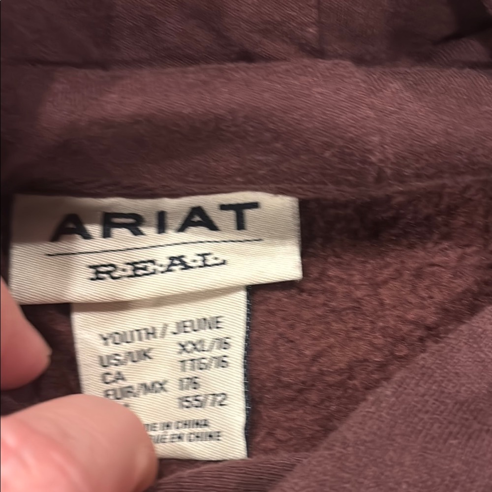 Ariat Purple Hoodie - Picture 2 of 2